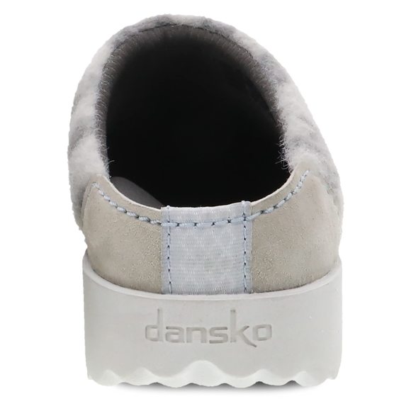 DANSKO WOMEN'S LUCIE GREY LEOPARD WOOL SLIPPER 6.5-7 M US - - Picture 6 of 6